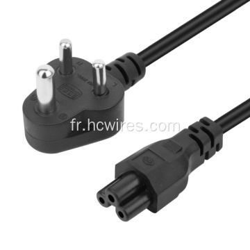 Plug sud-africain Cord d&#39;alimentation Calbe